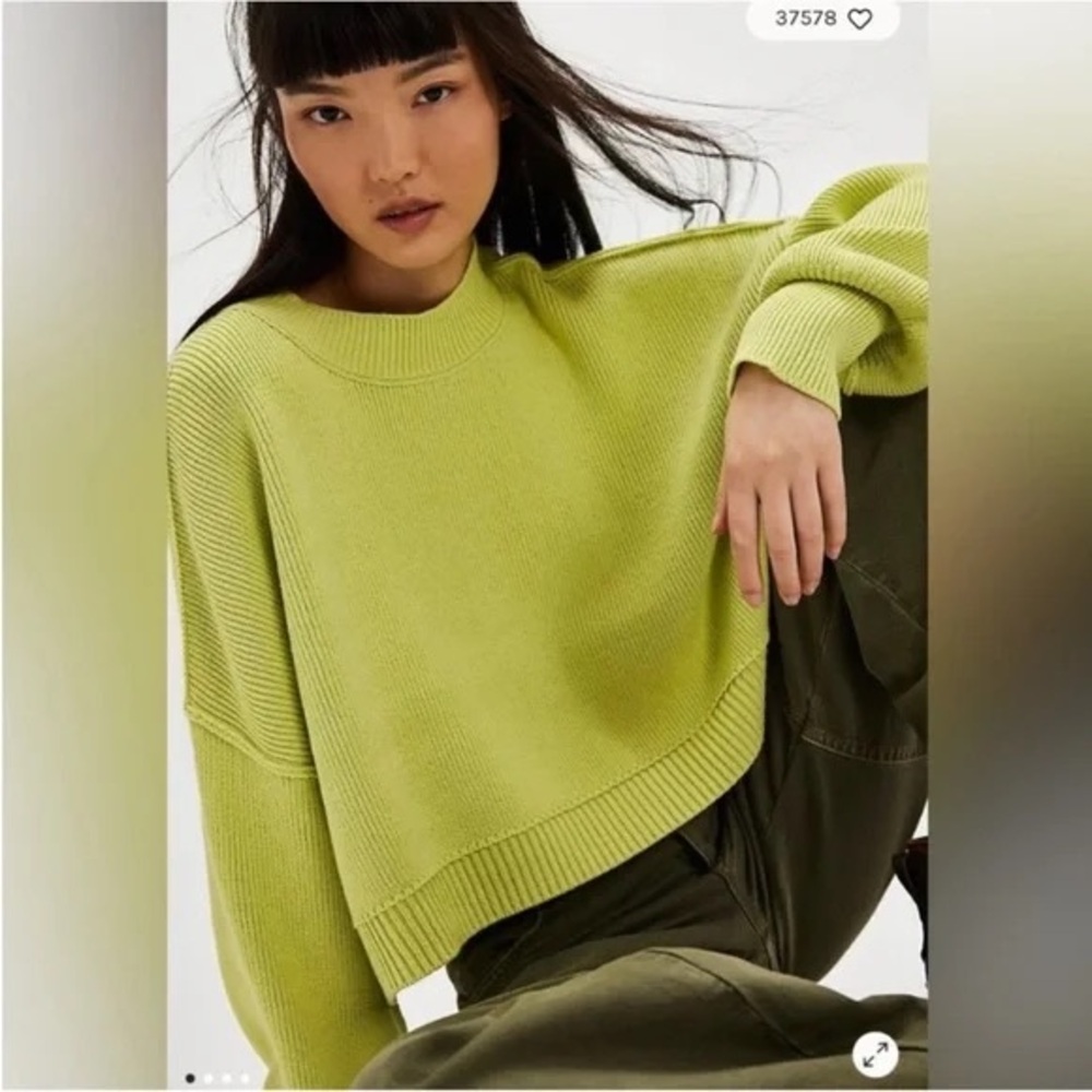 Free People Easy Street Crop Sweater